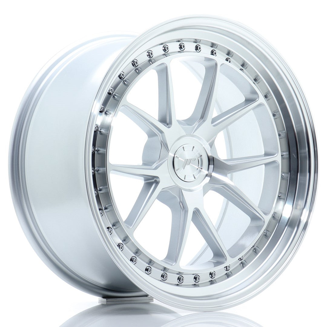 JR39 19x9.5 ET15-35 Custom PCD Zilver Bewerkt Gezicht