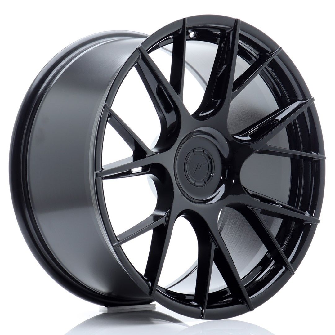 JR42 19x9.5 ET35-42 Custom PCD Glanzend Zwart