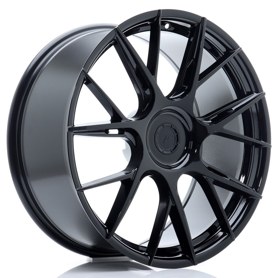 JR42 20x8.5 ET35-45 Custom PCD Glanzend Zwart