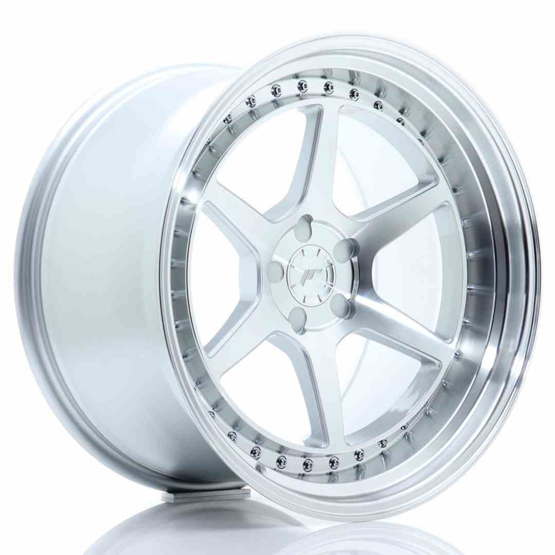 JR43 19x11 ET0,-25 Custom PCD Silver Machined Face