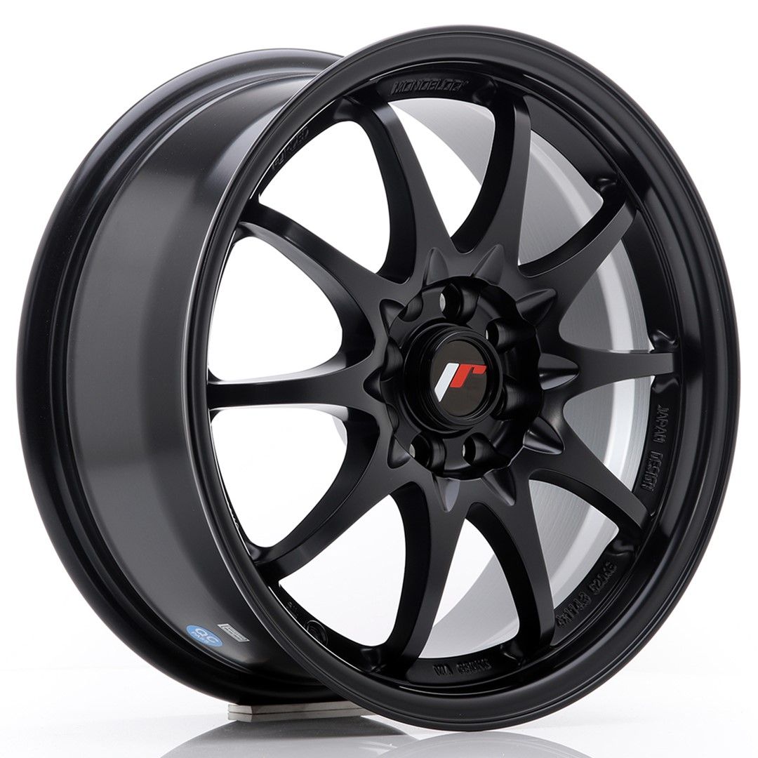 JR5 16x7 ET30 4x100, 4x108 noir mat