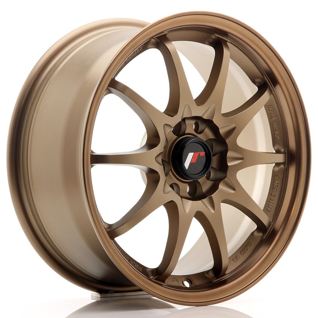 JR5 16x7 ET30 4x100, 4x108 bronze anodisé foncé