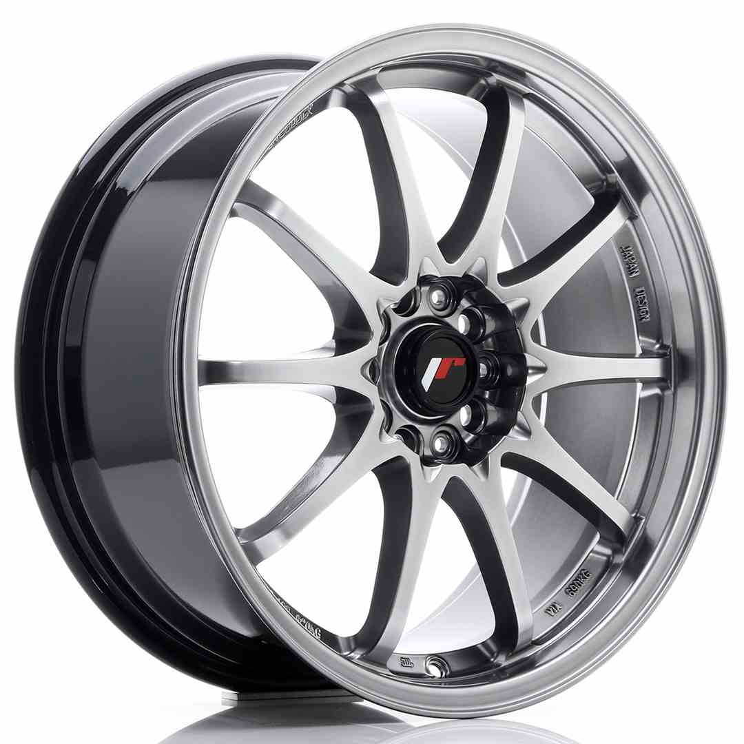 JR5 18x8 ET35 5x100 Hyper Black