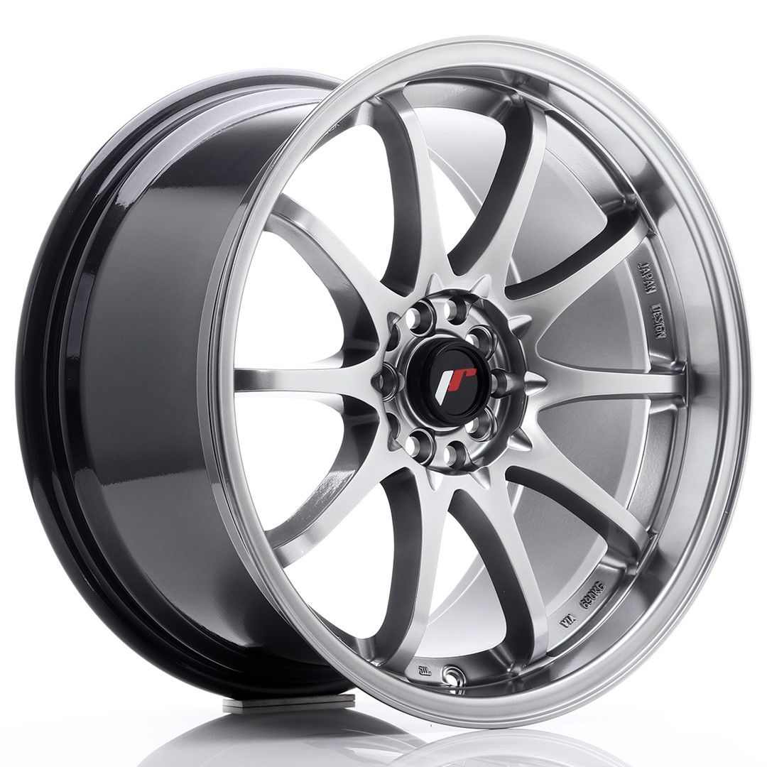 JR5 18x9,5 ET38 5x100, 5x114,3 hyper noir