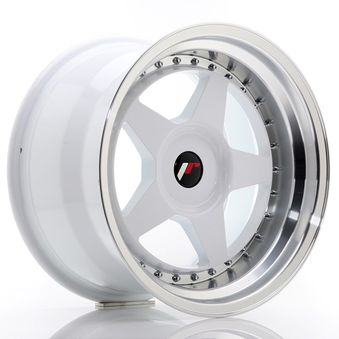 JR6 17x10 ET20 Lèvre usinée blanche PCD personnalisée