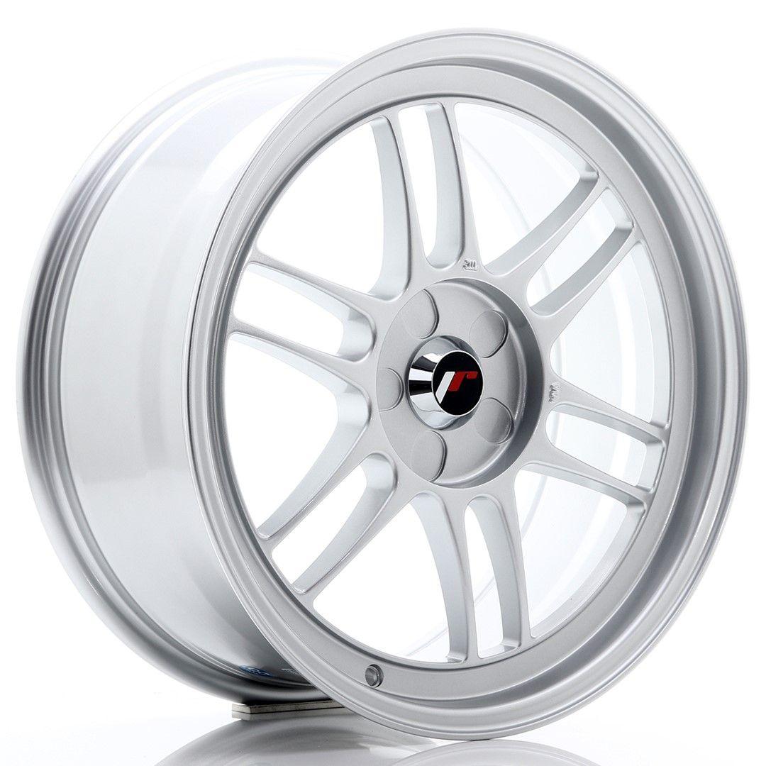 JR7 18x8 ET35 PCD personnalisé argent