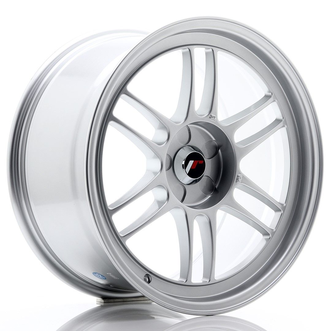 JR7 18x9 ET35 PCD personnalisé argent