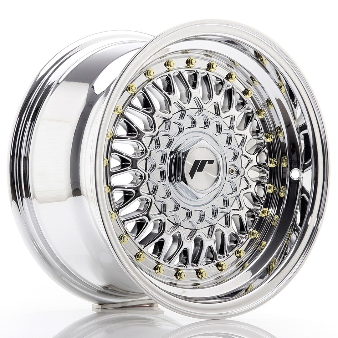 JR9 15x8 ET20 4x100, 4x108 chromé