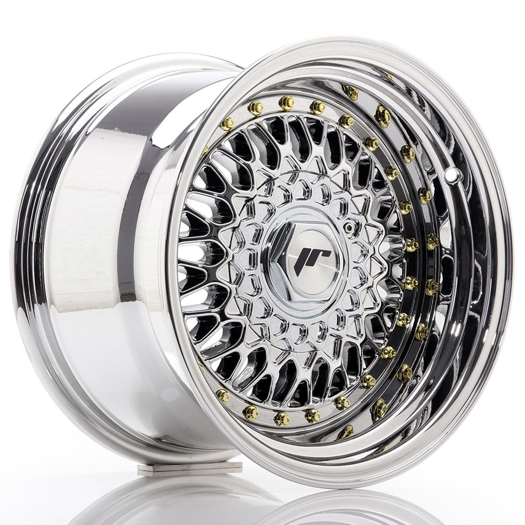 JR9 15x9 ET10 4x100, 4x108 chromé
