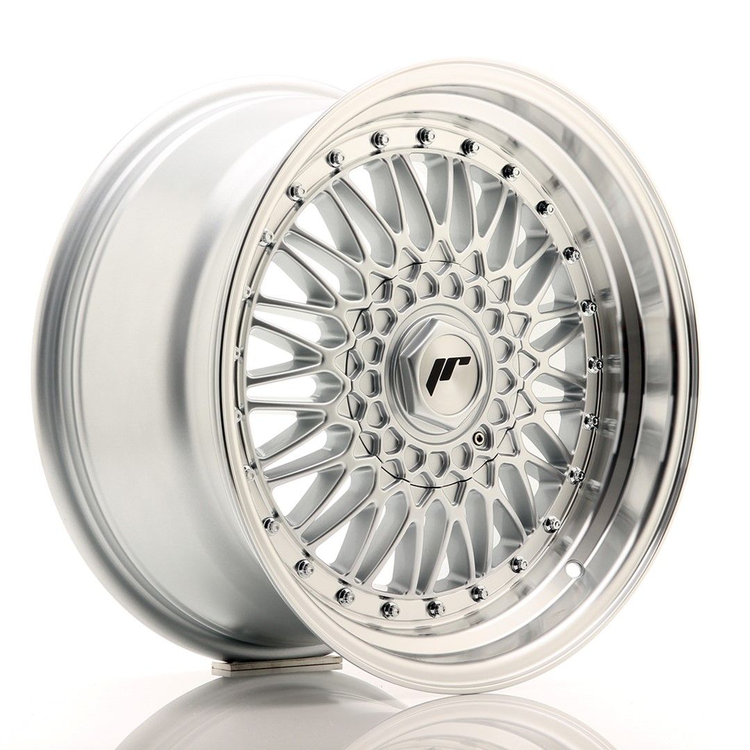 JR9 17x8.5 ET20 5x112, 5x120 lèvre usinée argent