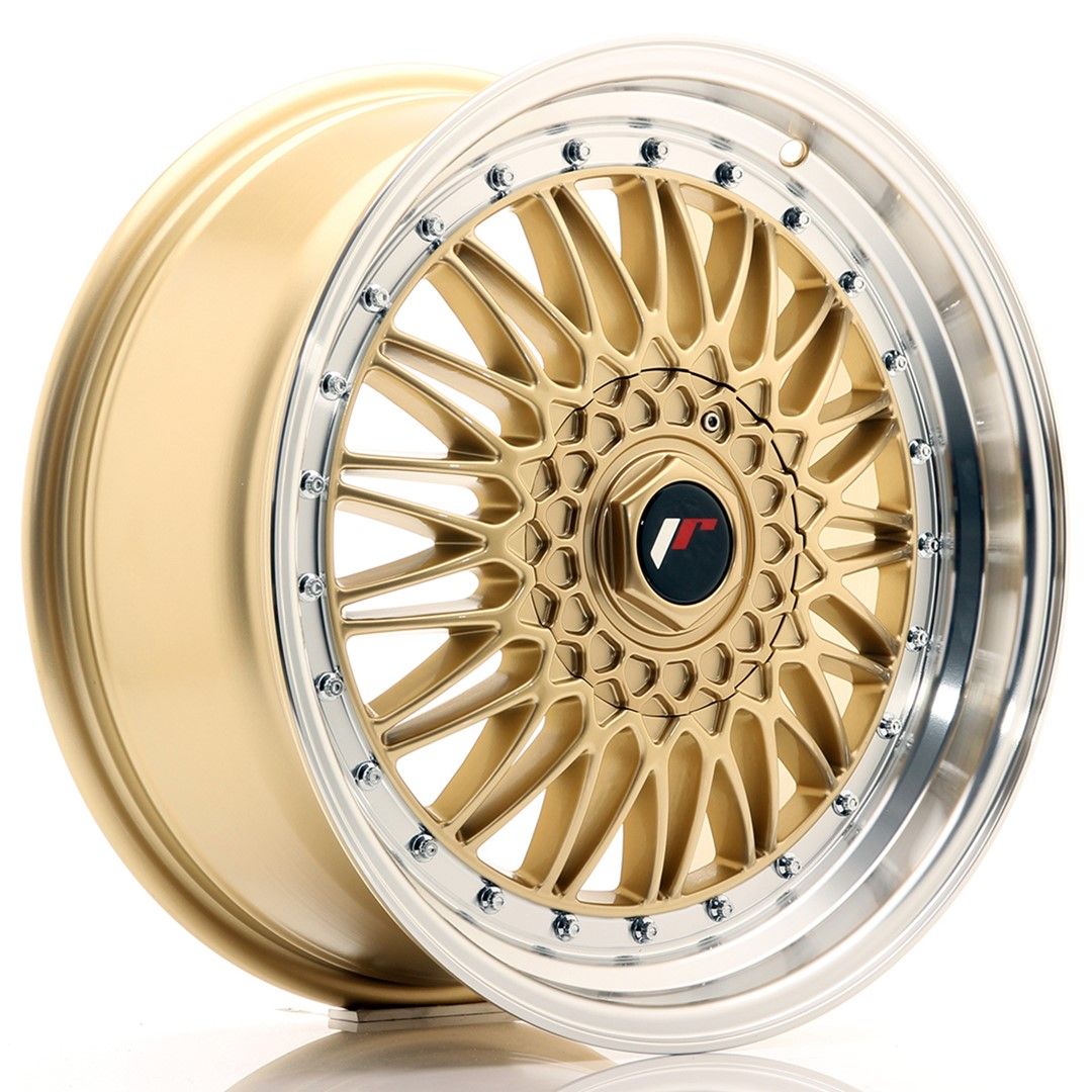 JR9 18x8 ET35 5x100, 5x120 lèvre usinée en or