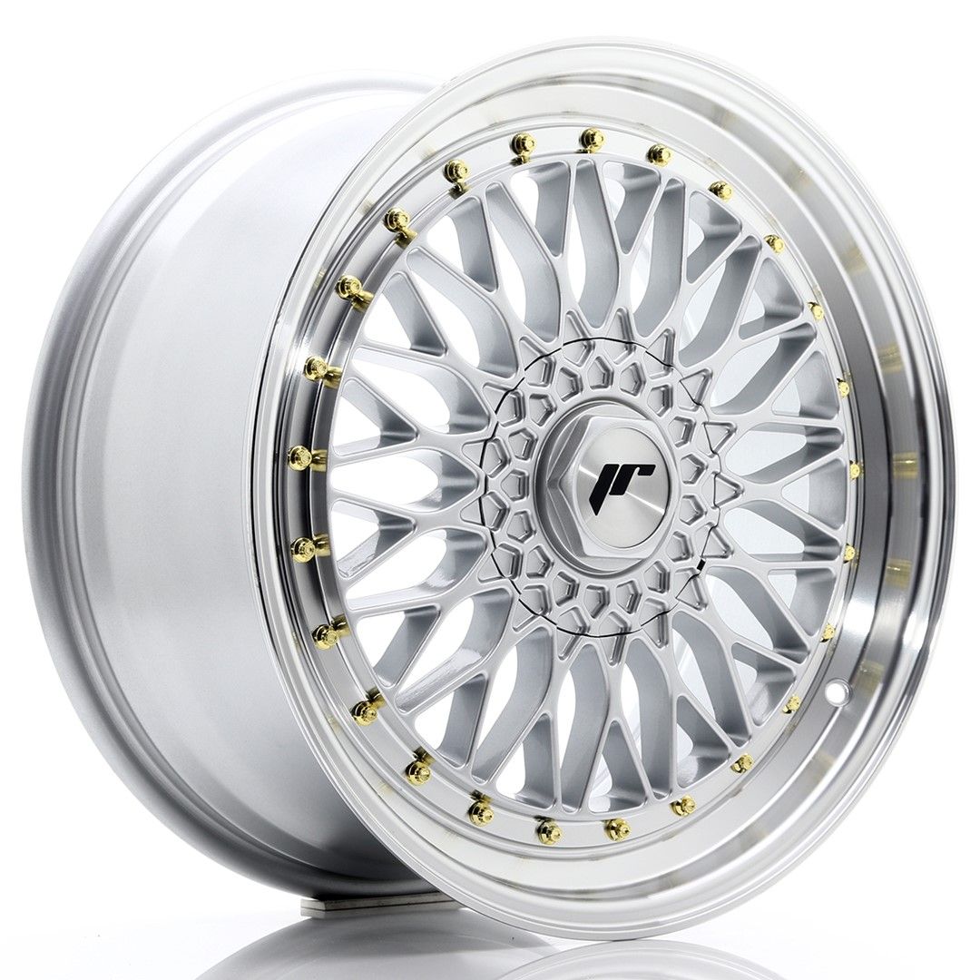 JR9 19x8.5 ET35 Lèvre usinée argentée PCD personnalisée