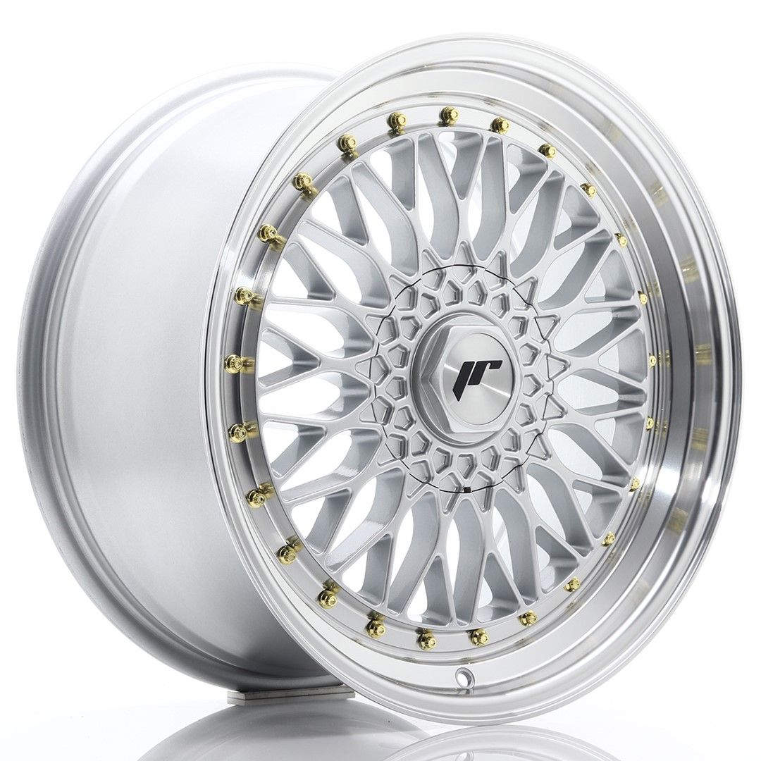JR9 19x9,5 ET35 Lèvre usinée argentée PCD personnalisée