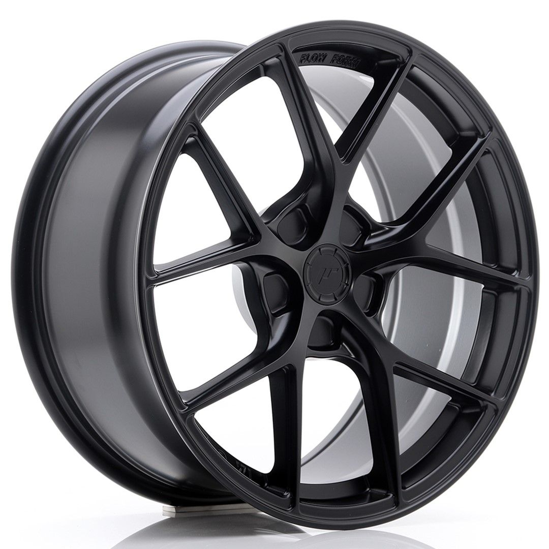 SL01 18x8.5 ET20-42 Aangepaste PCD Mat Zwart