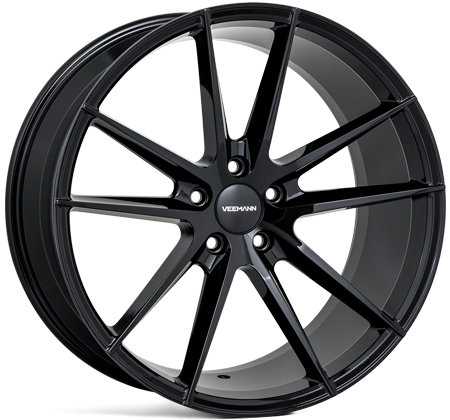 V-FS25 19x8.5 ET35 5x120 Glanzend Zwart