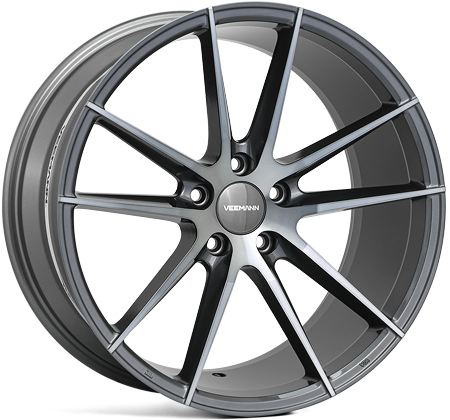 V-FS25 18x8 ET42 5x112 Graphite Smoke Machined