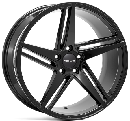 V-FS31 18x9 ET42 5x112 Glanzend Zwart
