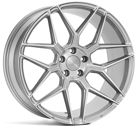 V-FS38 18x8 ET35 5x120 Zilver Machined