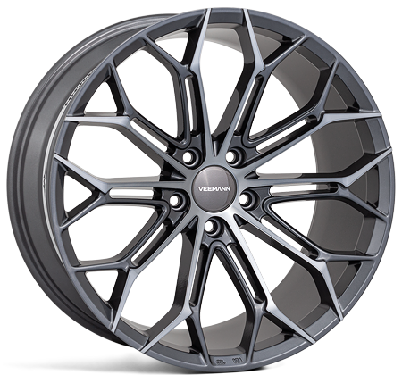 V-FS41 19x8.5 ET42 Grafiet Smoke Machined