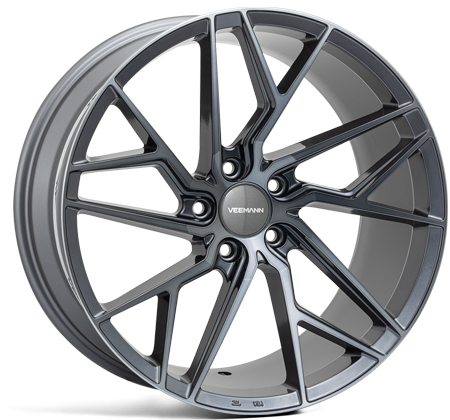 V-FS44 20x10 ET25 5x112 Graphite Smoke Machined