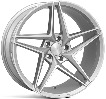 V-FS46 20x10 ET42 Zilver Machined