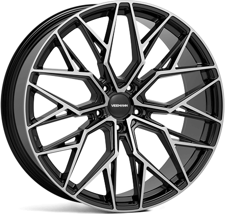 V-FS51 22x10.5 ET30 Glanszwart Machined