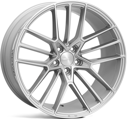 V-FS53 20x10 ET43 5x120 Zilver Machined