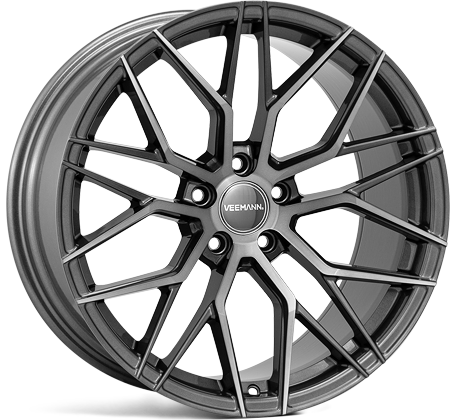 VC520 22x12 ET30 5x120 Dark Graphite Machined