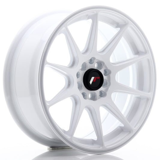 JR11 18x10.5 ET0-25 Custom PCD White
