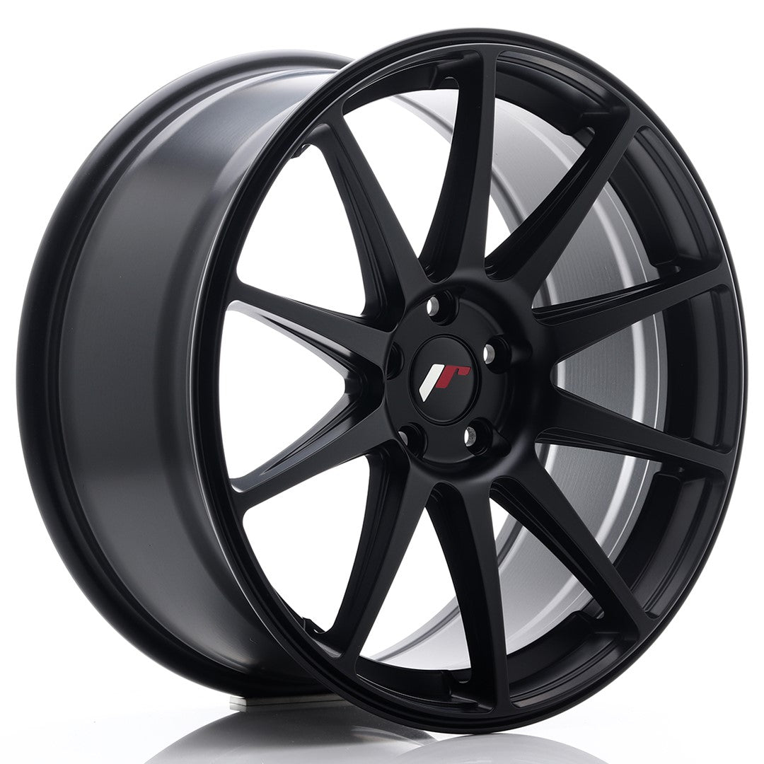 JR11 17x8 ET25 4x100, 4x108 Flat Black