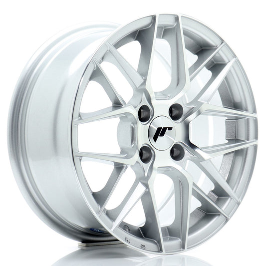 JR28 15x7 ET25 4x100 Face usinée argentée