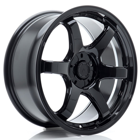 SL03 18x8.5 ET20-42 Custom PCD Glanzend Zwart