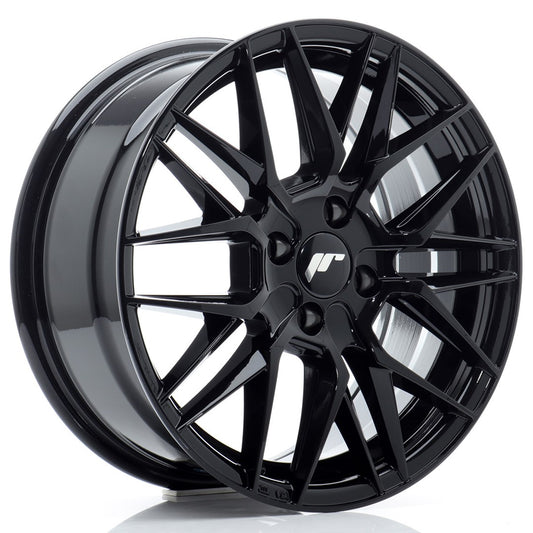 JR28 16x7 ET40 4x100 Noir brillant