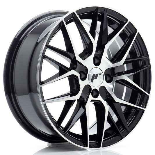 JR28 16x7 ET40 4x100 Noir brillant