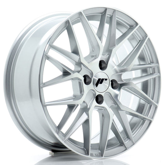 JR28 16x7 ET25 4x100 Face usinée argentée