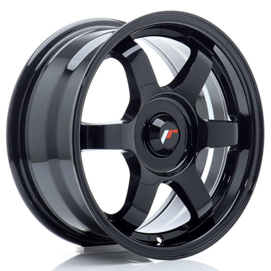 JR3 15x7 ET25-42 Custom PCD Gloss Black
