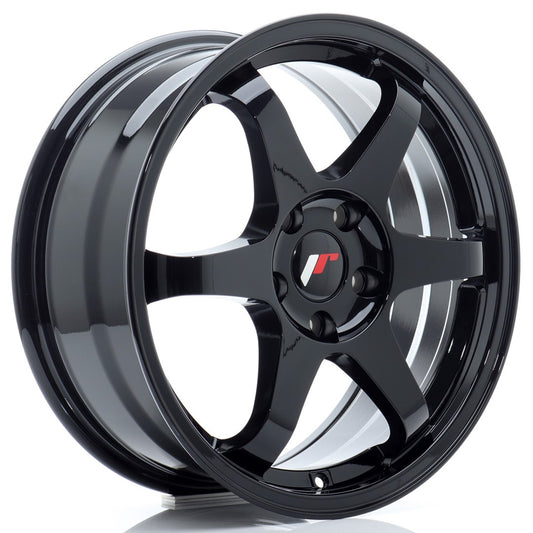 JR3 17x7 ET40 4x100 Noir Brillant