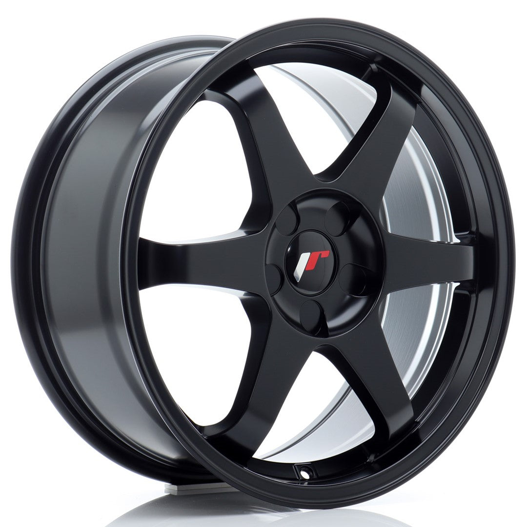 JR3 18x8 ET43 5x114.3 Matzwart