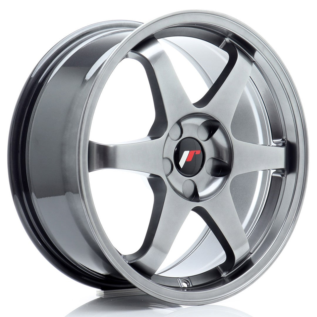 JR3 18x8 ET43 5x114.3 Hyper Black