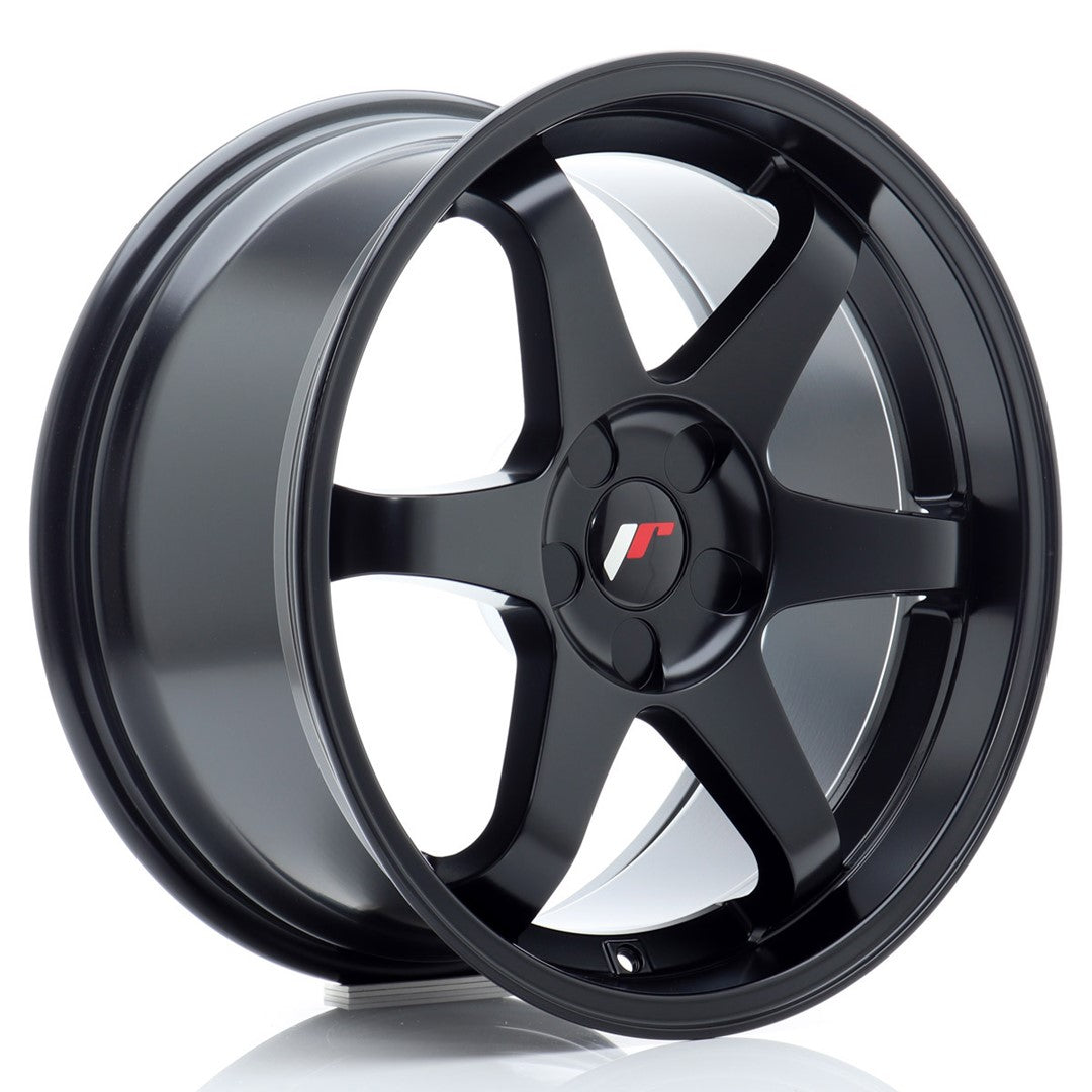 JR3 18x9 ET15-40 Custom PCD Flat Black