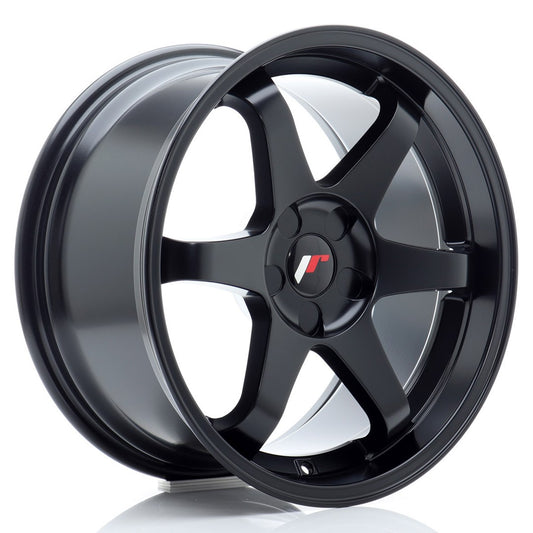 JR3 18x9 ET15-40 Custom PCD Flat Black