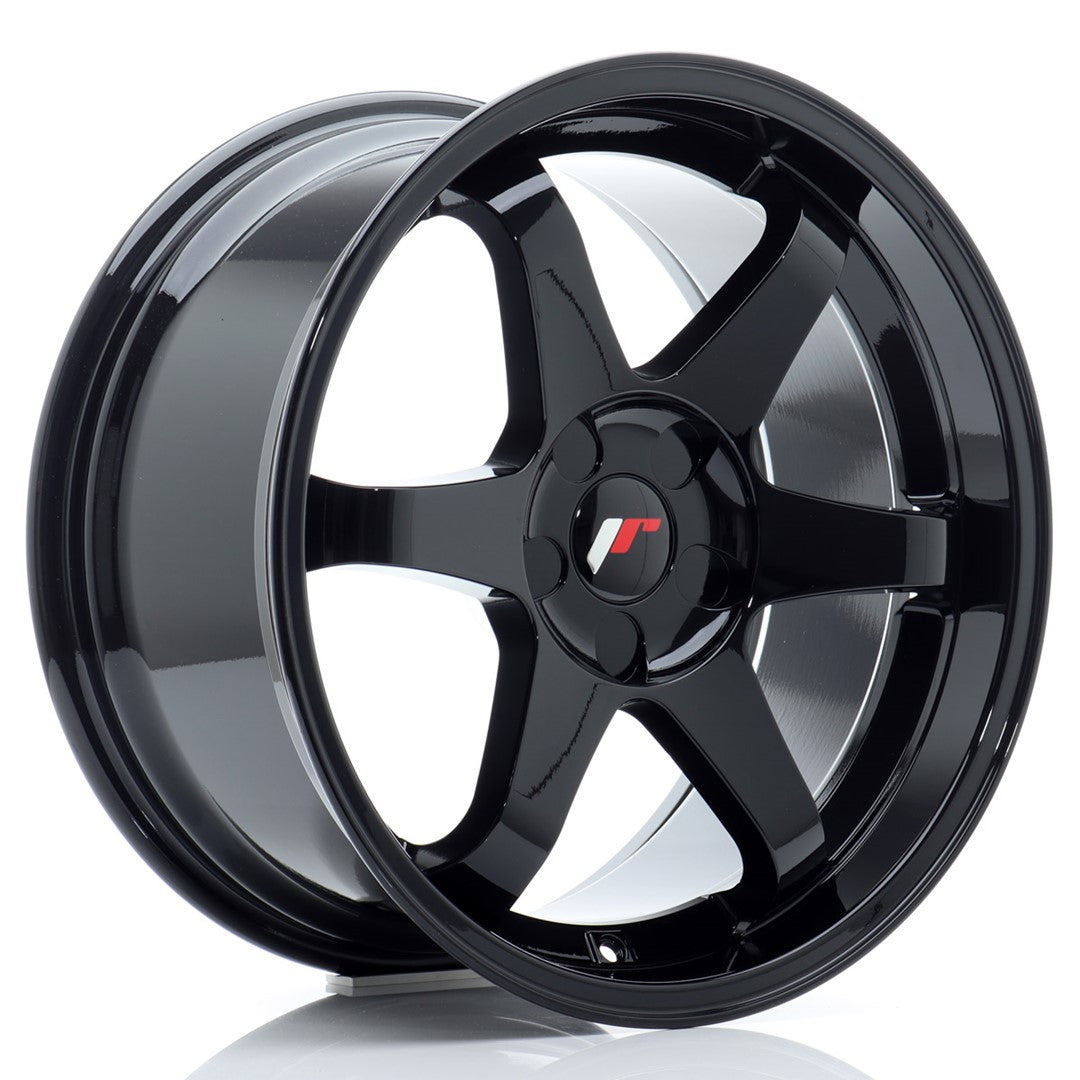 JR3 18x9 ET15-40 Custom PCD Gloss Black