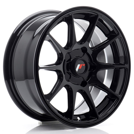 JR11 15x7 ET20-30 Custom PCD Gloss Black