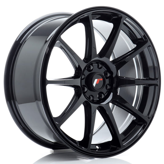 JR11 18x8.5 ET30 5x114.3, 5x120 gloss black
