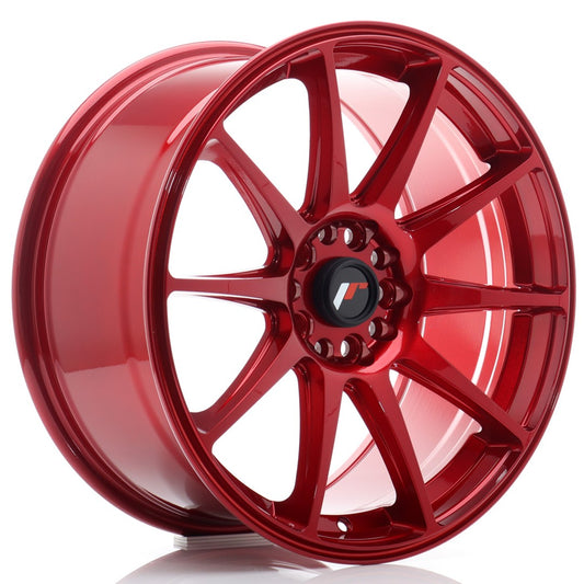 JR11 18x8.5 ET40 5x112, 5x114.3 platinum red
