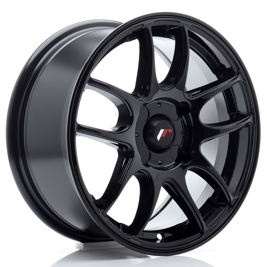 JR29 15x7 ET20-42 Custom PCD Glanzend Zwart