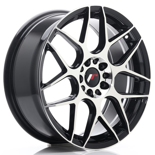 JR18 18x7.5 ET40 5x112, 5x114.3 gloss black machined face