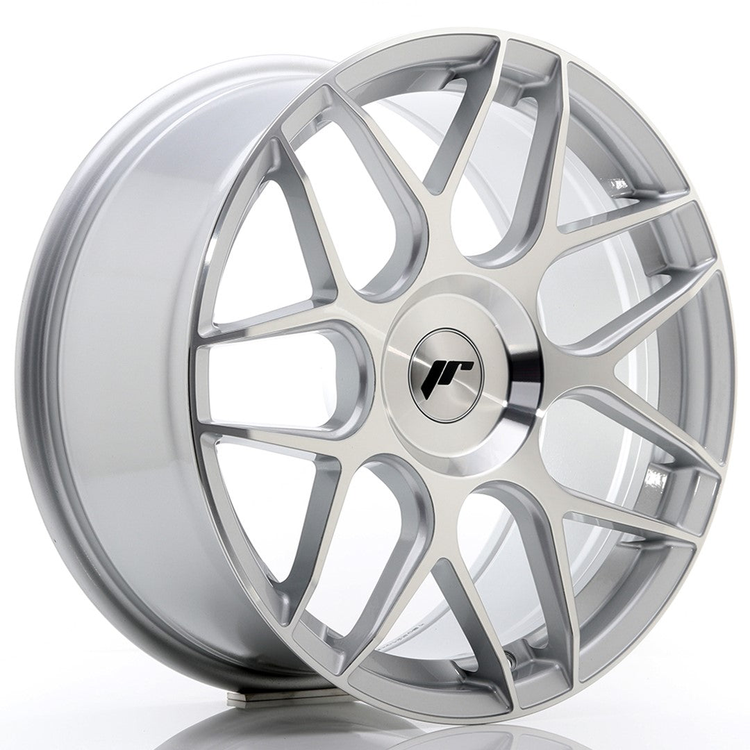 JR18 18x8.5 ET20-45 Custom PCD Silver Machined Face