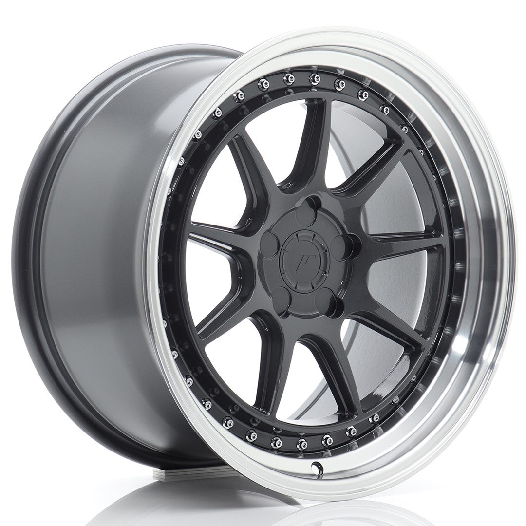 JR47 18x9.5 ET15-35 Custom PCD Hyper Gray