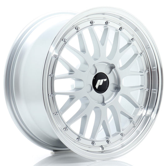 JR23 18x8.5 ET20-48 Custom PCD Hyper Silver Machined Lip